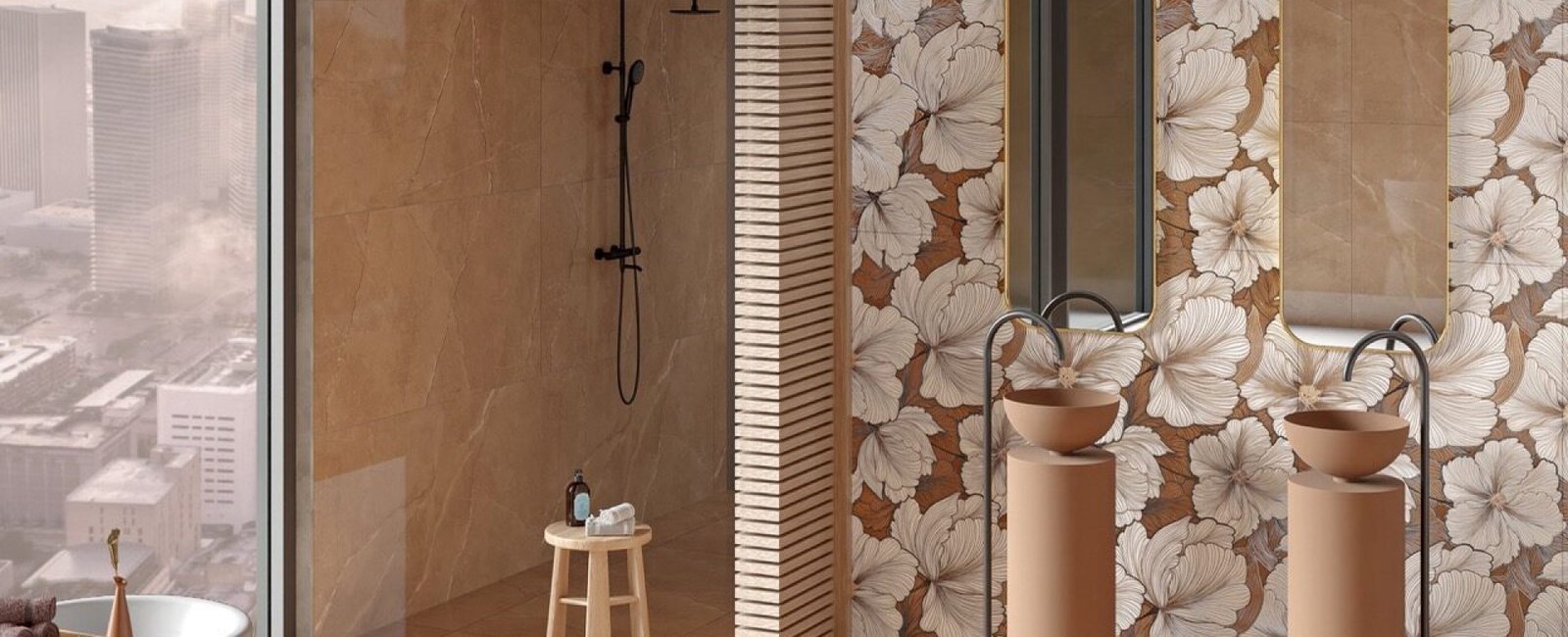 FLORA BROWN Large Large